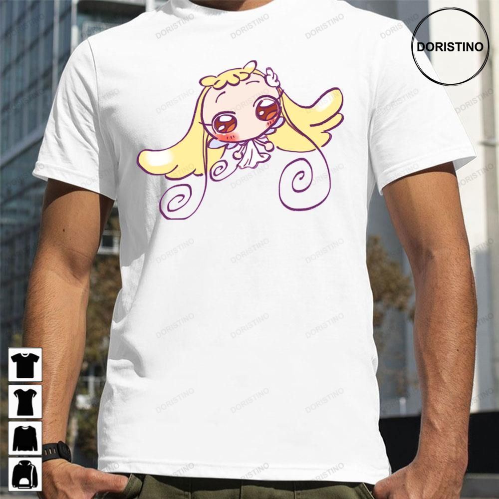 Pastel Lemon Yellow Baby Fairy Toto Ojamajo Magical Doremi Anime Limited Edition T-shirts